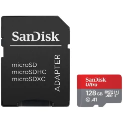 Sandisk Ultra Micro-SD-kort - 128 GB SDXC