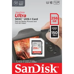 Sandisk Ultra SD-kort - 256 GB SDXC