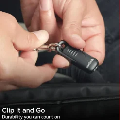 Sandisk Ultra Slide USB-nøgle med USB-C - 256 GB