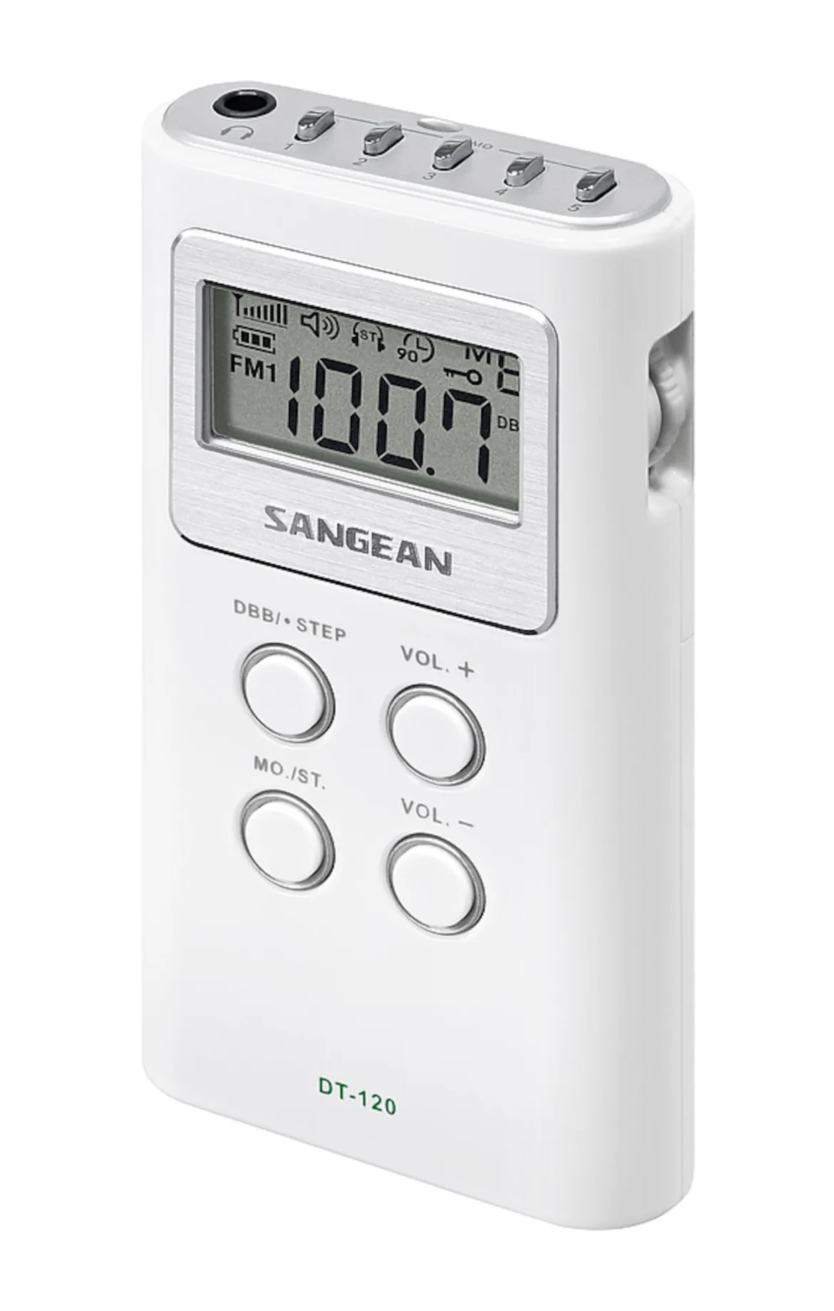 Sangean DT-120 II FM-radio med digital tuner
