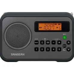 Sangean PR-D18 FM-radio med digital tuner - Sort