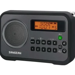 Sangean PR-D18 FM-radio med digital tuner - Sort