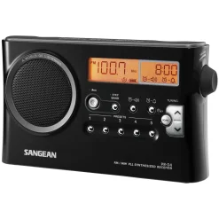 Sangean PR-D4 FM-radio med digital tuner - Sort