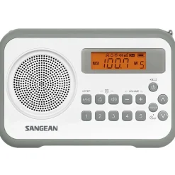 Sangean PR-D18 FM-radio med digital tuner - Hvid