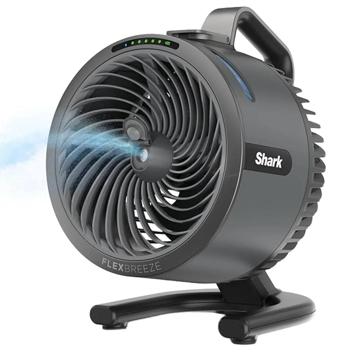 Shark FlexBreeze HydroGo tågeventilator, Antracitgrå