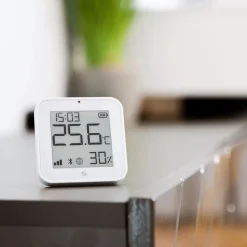 Shelly BLU H&T Display ZB sensor, Hvid
