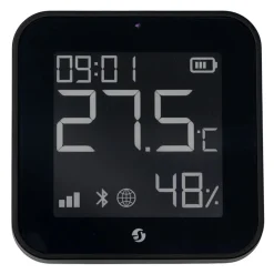 Shelly BLU H&T Display ZB sensor, Sort