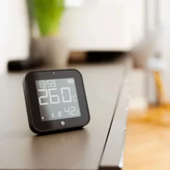 Shelly BLU H&T Display ZB sensor, Sort