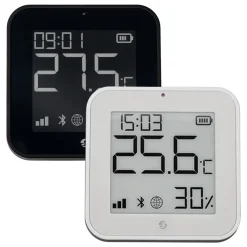 Shelly BLU H&T Display ZB sensor, Sort
