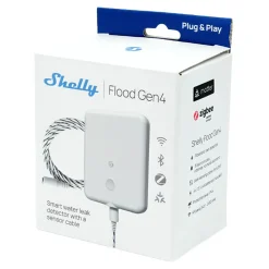 Shelly Flood Gen4 - smart vandsensor med lækageslange