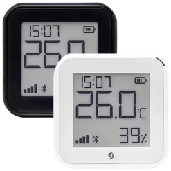 Shelly H&T Gen 3 Termometer og hygrometer - Hvid