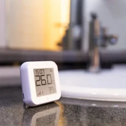 Shelly H&T Gen 3 Termometer og hygrometer - Hvid