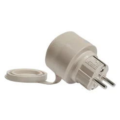 Shelly Outdoor Plug S Gen3 smart udendørskontakt - Mocha
