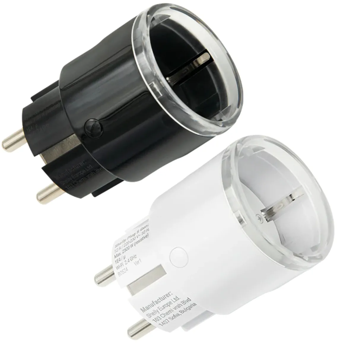 Shelly Plug S Gen3 smart stik - Sort