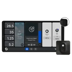 Shelly Vægdisplay X2i - smart kontrolpanel med touchskærm - Sort