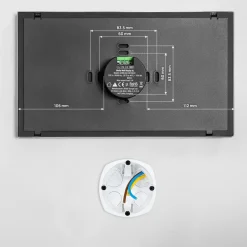 Shelly Wall Display XL smart kontrolpanel - Grå