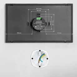 Shelly Wall Display XL smart kontrolpanel, Sort