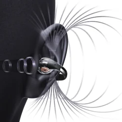 Shokz OpenDots One - Trådløse åbne clip-on-hovedtelefoner - Grå