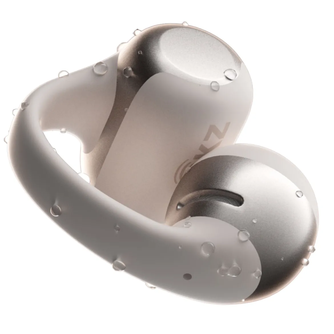 Shokz OpenDots One - Trådløse åbne clip-on-hovedtelefoner - Grå
