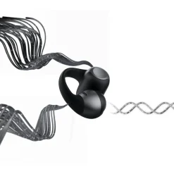 Shokz OpenDots One - Trådløse åbne clip-on høretelefoner - Sort