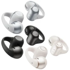 Shokz OpenDots 2 open-ear clip-on-høretelefoner, Grå