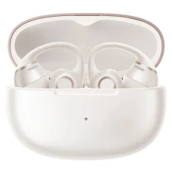 Shokz OpenDots 2 open-ear clip-on-høretelefoner, Hvid