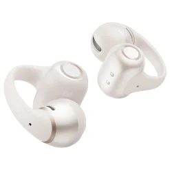 Shokz OpenDots 2 open-ear clip-on-høretelefoner, Hvid