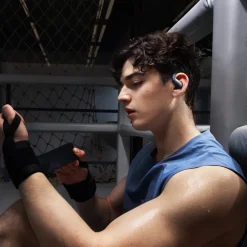 Shokz OpenFit Air 2 open-ear-høretelefoner, Sort