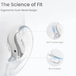 Shokz OpenFit Air Trådløse hovedtelefoner - Hvid