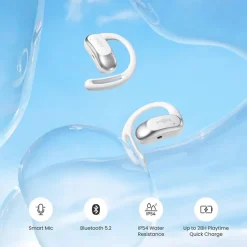 Shokz OpenFit Air Trådløse hovedtelefoner - Hvid