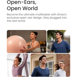 Shokz OpenFit Air Trådløse hovedtelefoner - Lyserød