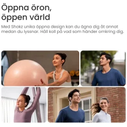Shokz OpenFit Air Trådløse øretelefoner - Sort