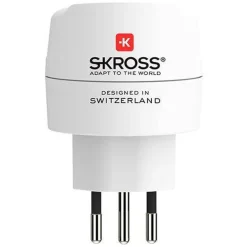 Skross Jordet rejseadapter til Schweiz, Italien og Brasilien.