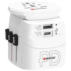 Skross Jordet rejseadapter Universal med USB-port