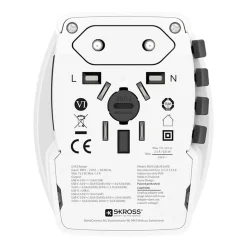 Skross Ujordet rejseadapter Universal med USB PD 65W