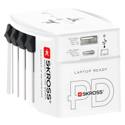 Skross Ujordet rejseadapter Universal med USB PD 65W