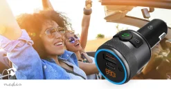 Slim Bluetooth FM Transmitter
