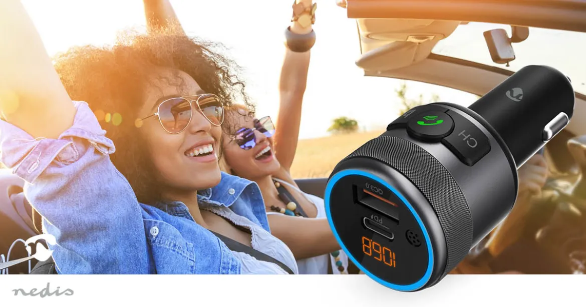 Slim Bluetooth FM Transmitter