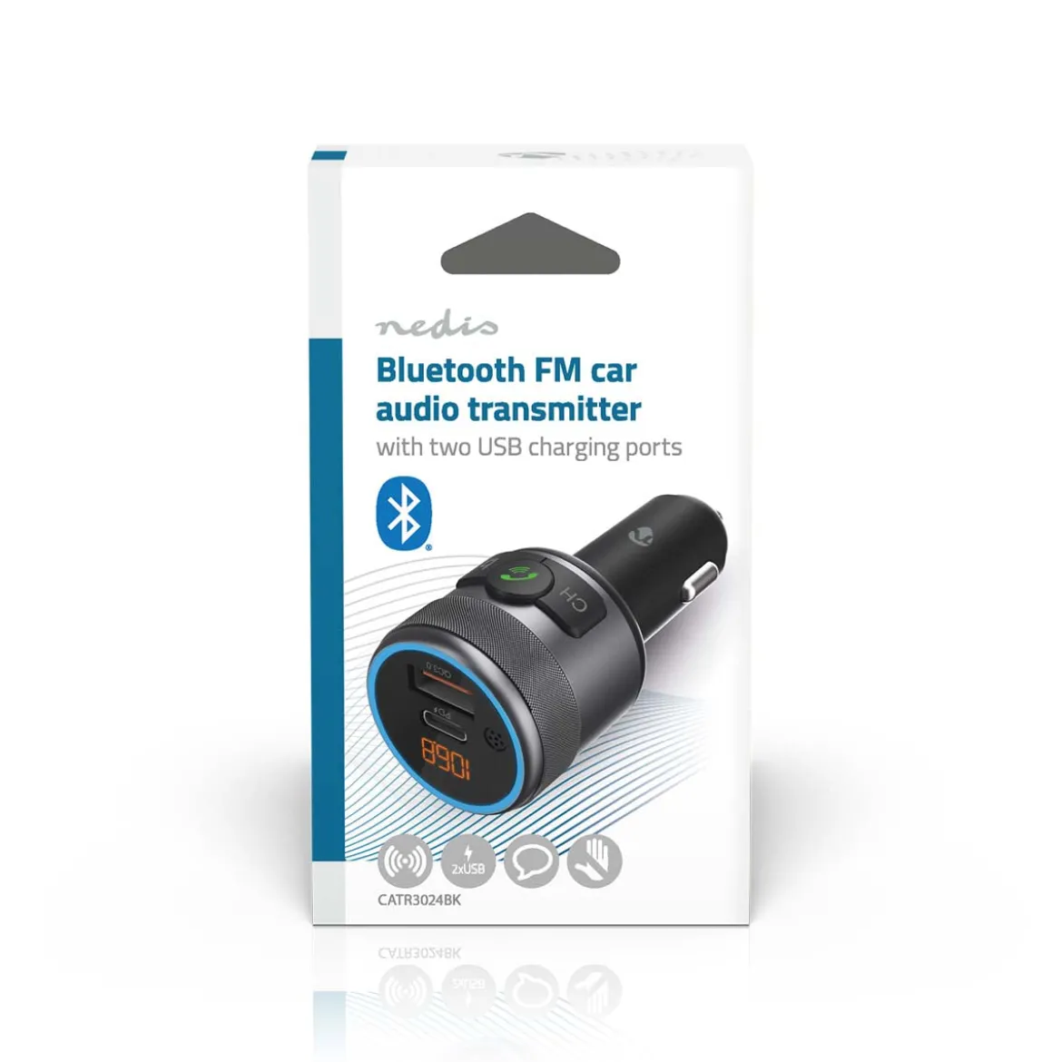 Slim Bluetooth FM Transmitter