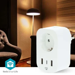 SmartLife Smart Plug med USB