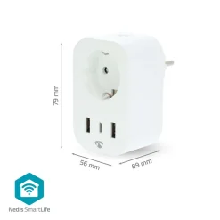SmartLife Smart Plug med USB