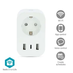SmartLife Smart Plug med USB