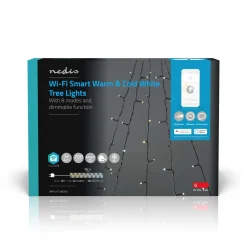 SmartLife WiFi Træ - Varm til Kold Hvid - 200 LED - 5 x 4 m