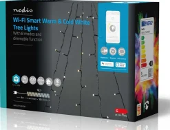 SmartLife WiFi Træ - Varm til Kold Hvid - 200 LED - 5 x 4 m