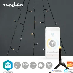 SmartLife WiFi Træ - Varm til Kold Hvid - 200 LED - 5 x 4 m