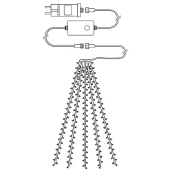SmartLife WiFi Træ - Varm til Kold Hvid - 200 LED - 5 x 4 m