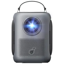 Soundcore Nebula P1i smart bærbar projektor med vendbare højttalere - Sort