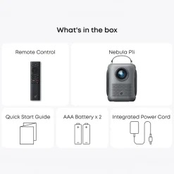 Soundcore Nebula P1i smart bærbar projektor med vendbare højttalere - Sort