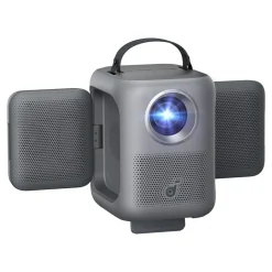 Soundcore Nebula P1i smart bærbar projektor med vendbare højttalere - Sort