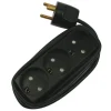 Stikdåse T11 3R med jord - Sort - 3 m